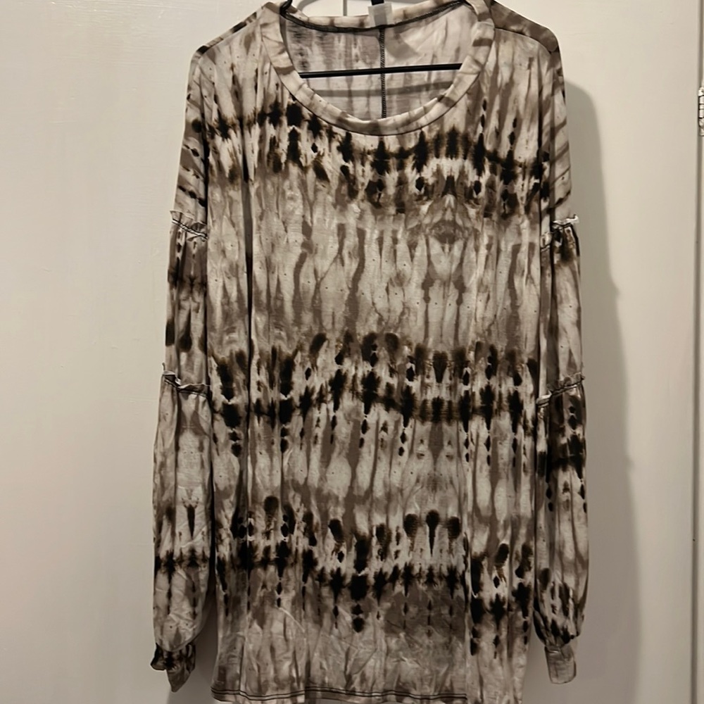 Plus Size Blouse Multi Color